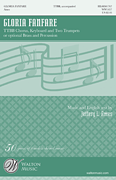 Gloria Fanfare TTBB choral sheet music cover
